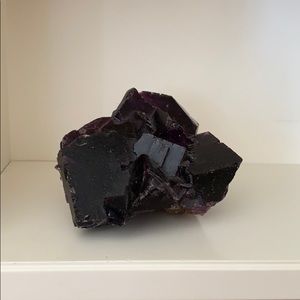 Deep purple rare amethyst crystal.